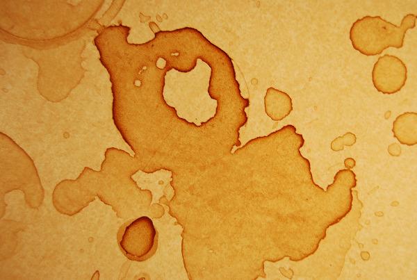 Realistic Coffee Stained Paper Texture