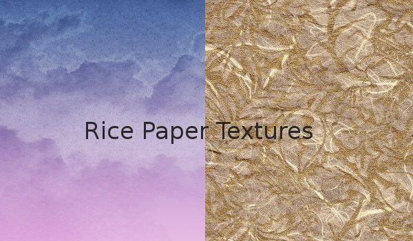 Rice paper textures Collection