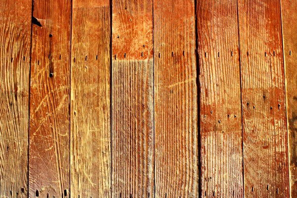 Scratched Old Wooden Board Texture