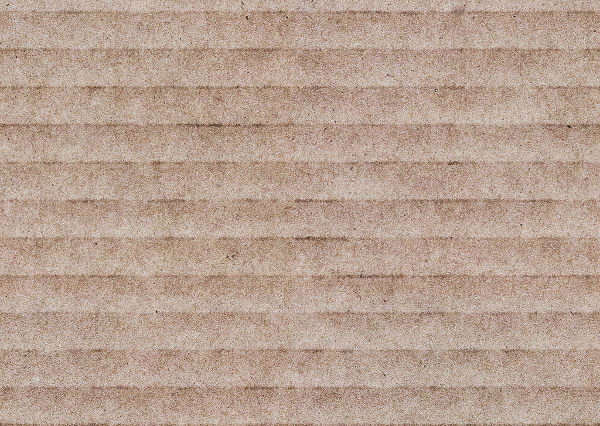 Seamless Corrugated Cardboard Texture