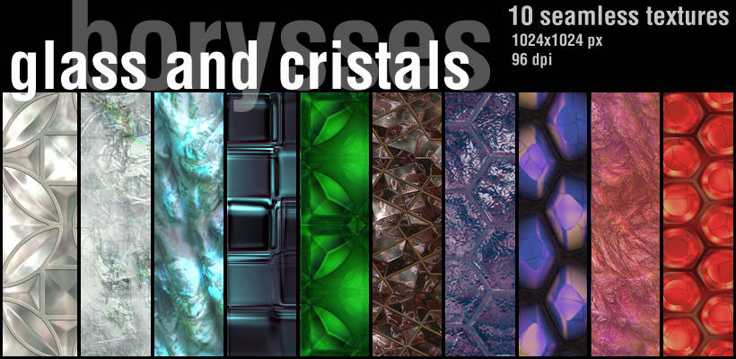 Seamless Glass and crystals Texture