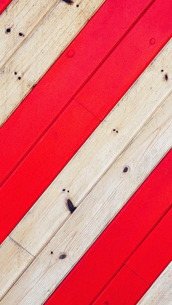 Stripe Red Wood iPhone 5s Background