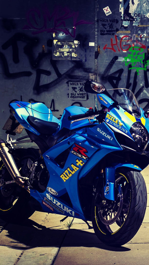 Suzuki Motorcycle iPhone 6 HD Background