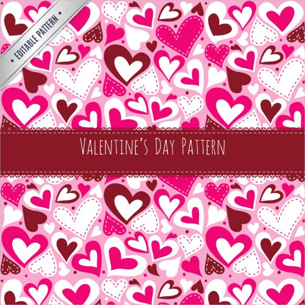 Valentine Day Hearts Pattern