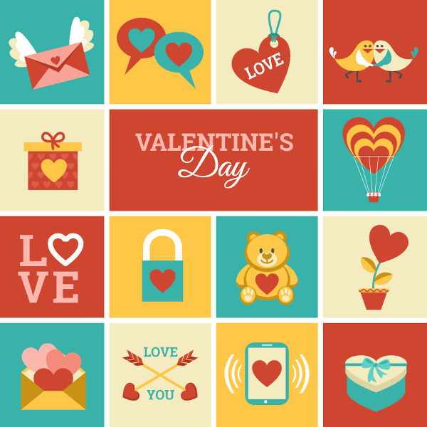 Valentines day Icons Pack