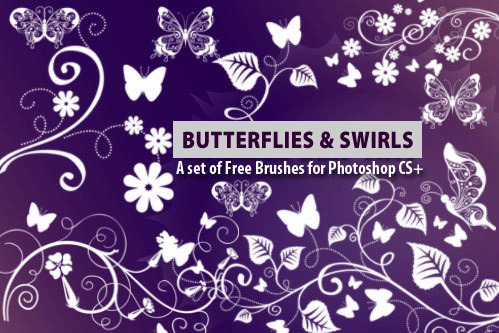 15 Fantasy Butterfly Photoshop Brushes for Free