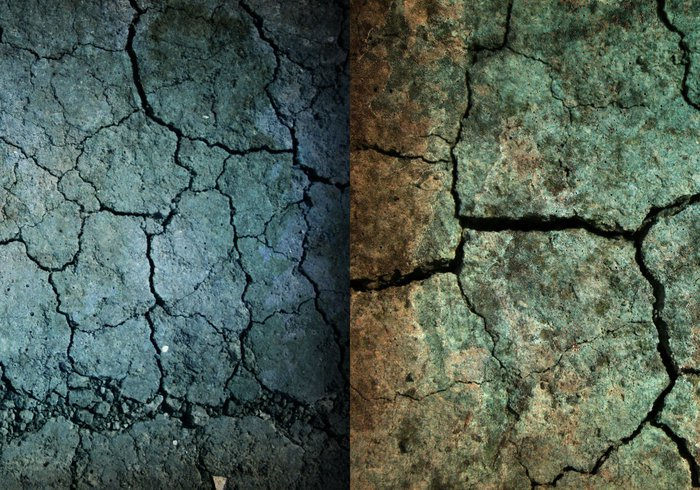 2 Free Grungy Cracked Concrete Textures