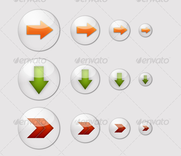 6 Cool Arrow Buttons