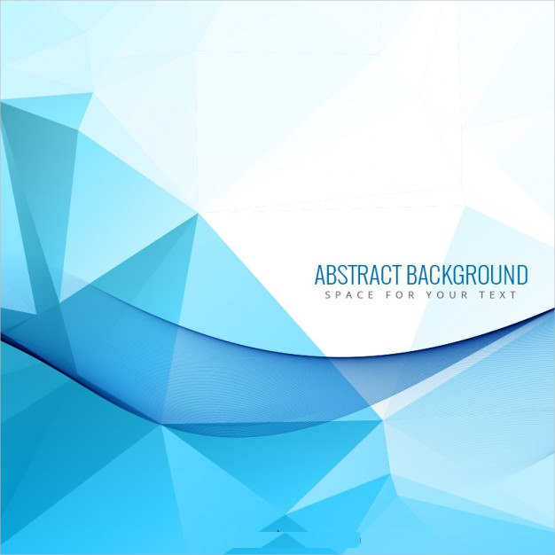 Abstract Background with Blue Polygons For You