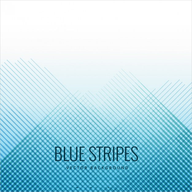 Abstract Blue Stripes Background Free Vector