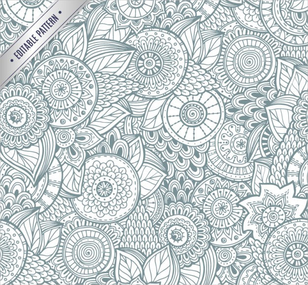 Abstract Ornate Pattern Free Vector