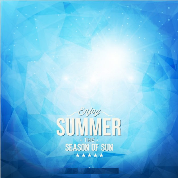 Abstract Summer baby Blue Background