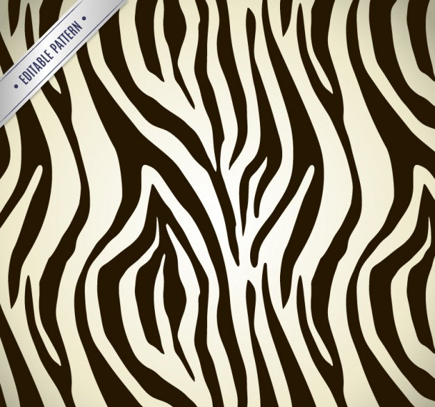 Abstract Zebra Pattern Free Vector