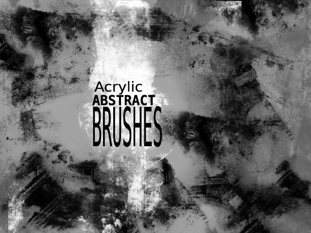 Acrylic Abstract Photoshop Brushes