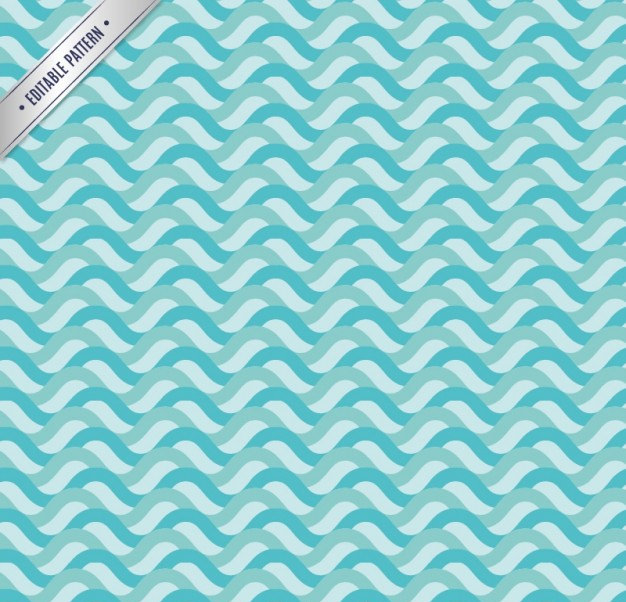 Amazing Waves Pattern Free Vector