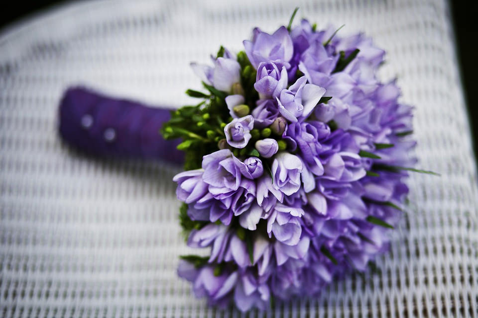 Awesome Purple Flowers Background
