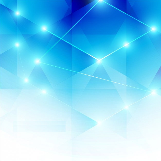 Baby Blue Abstract Background in Poly Style