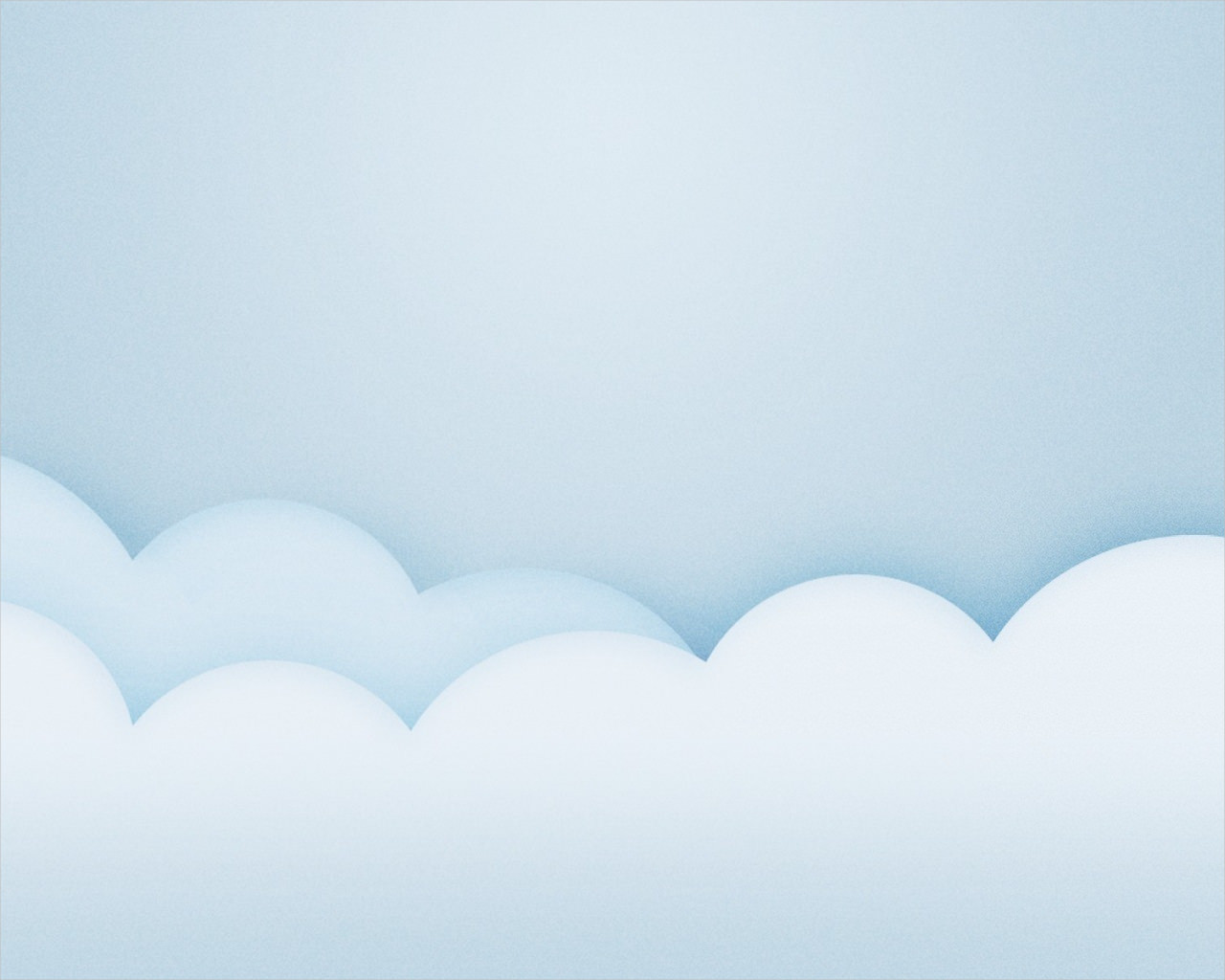 Baby Blue Minimalistic Clouds Background