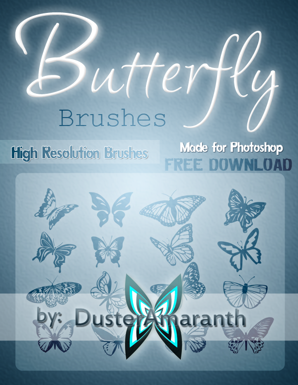 Beautiful Butterfly Brushes