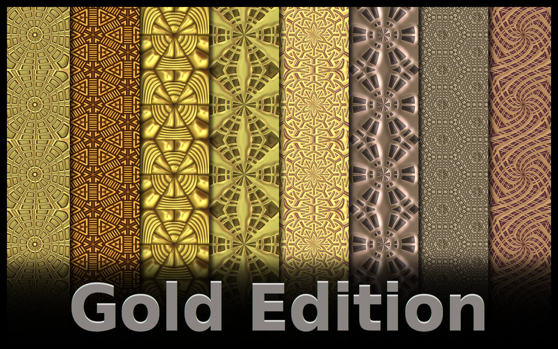 Beautiful Gold Edition Photoshop Patterns