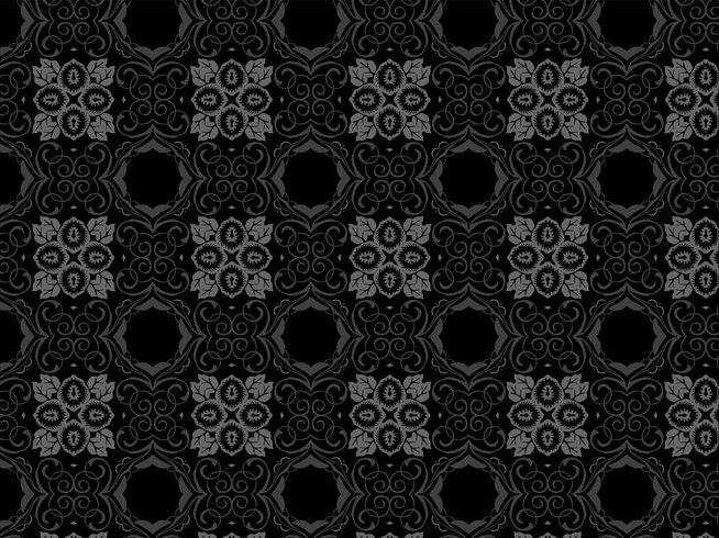 Black Floral Pattern For Free