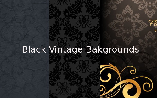 Black Vintage Backgrounds