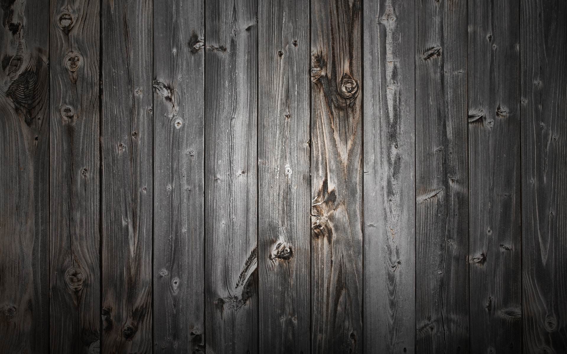 Black Wood Background with Grunge Effect