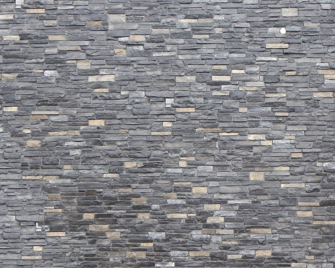 Black & Yellow Stone Wall Textures