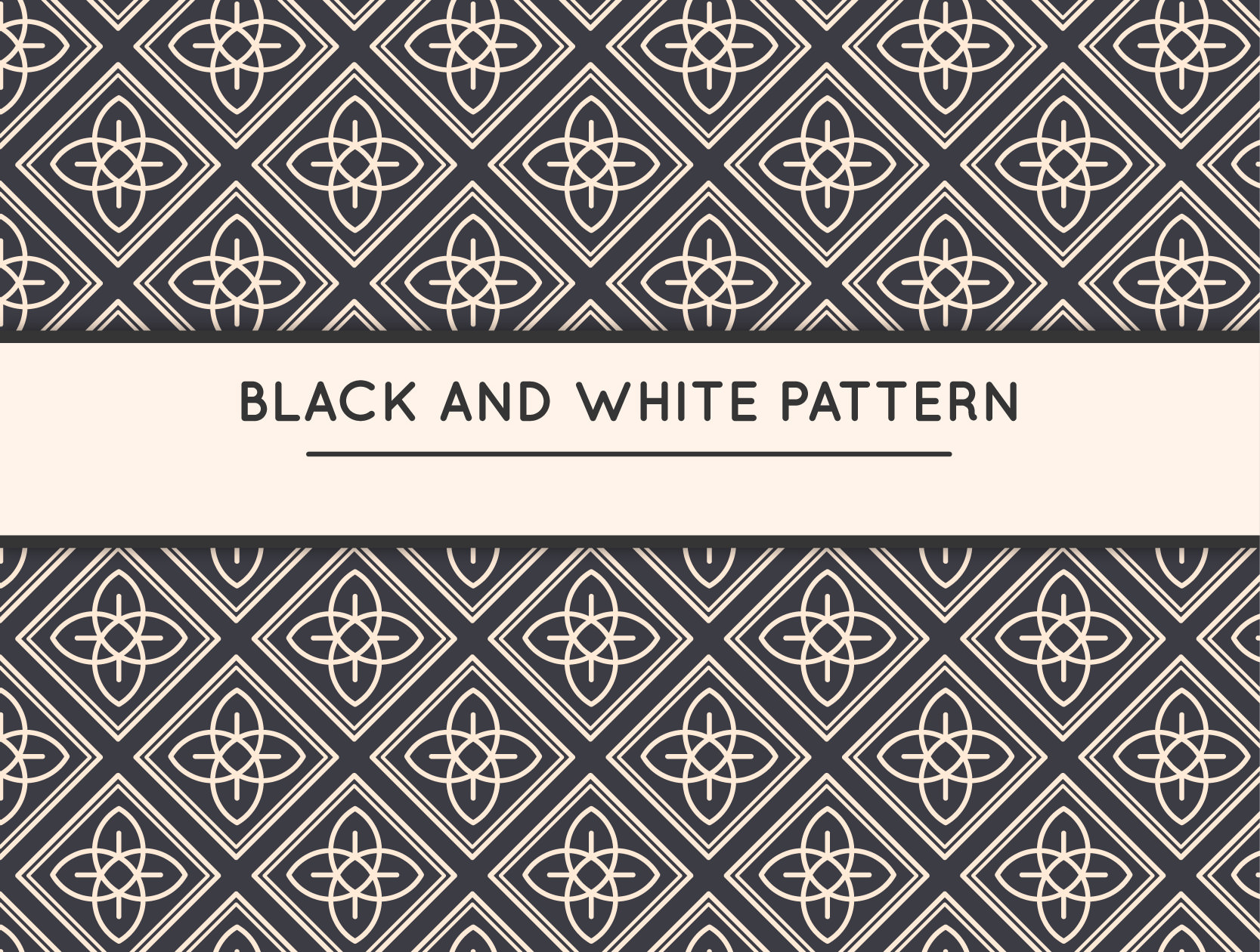 Black and White Floral Patterns