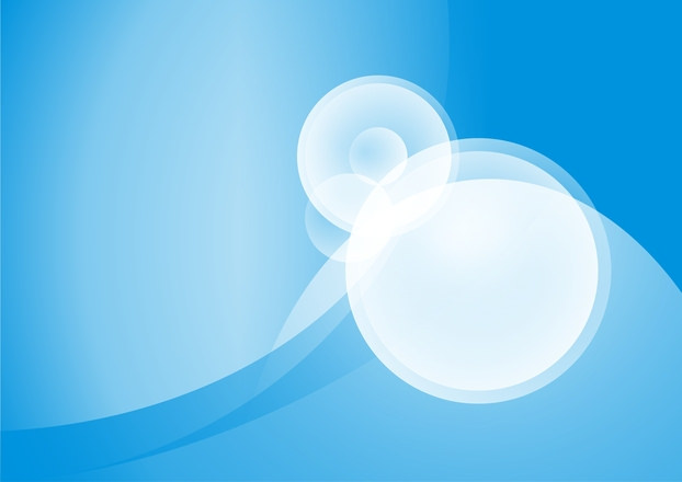 Blue Background With White Circles