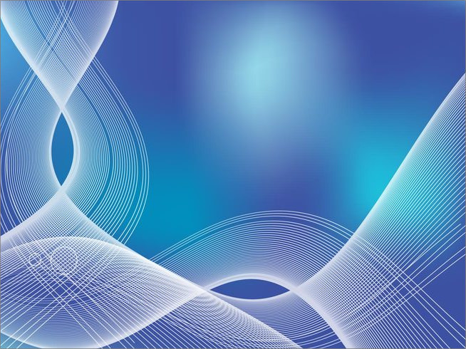 Blue Gradient Ribbon Background