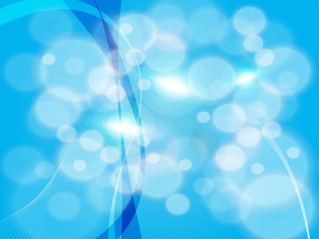 Blue Light Decorations Vector Background