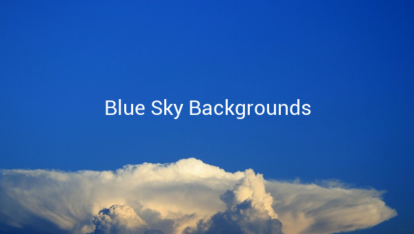 Blue Sky Backgrounds
