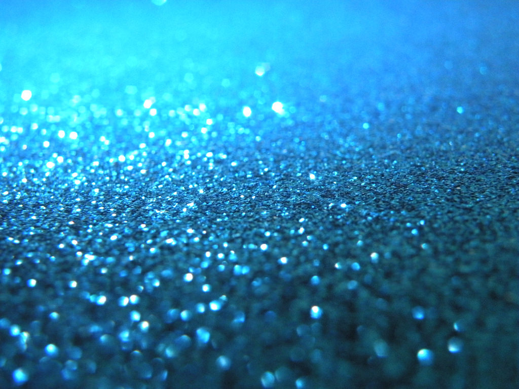 Blue Sparkle Glitter Background