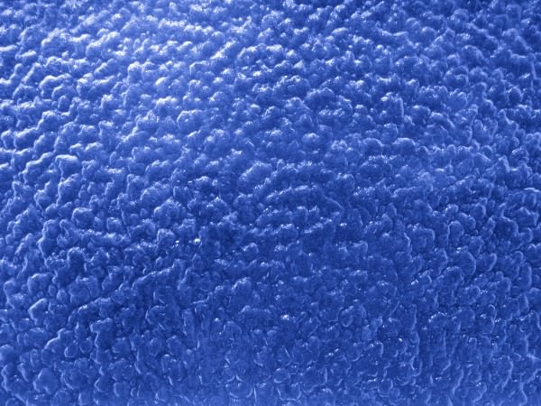 Blue Textured Glass with Bumpy Surface