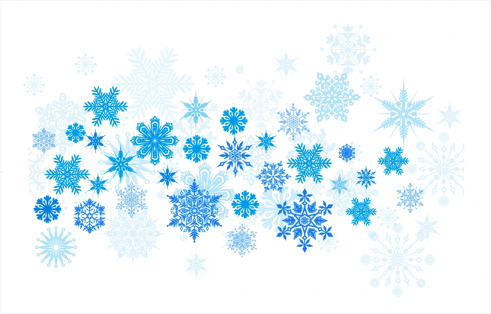 Blue & White Christmas Background Free Vector