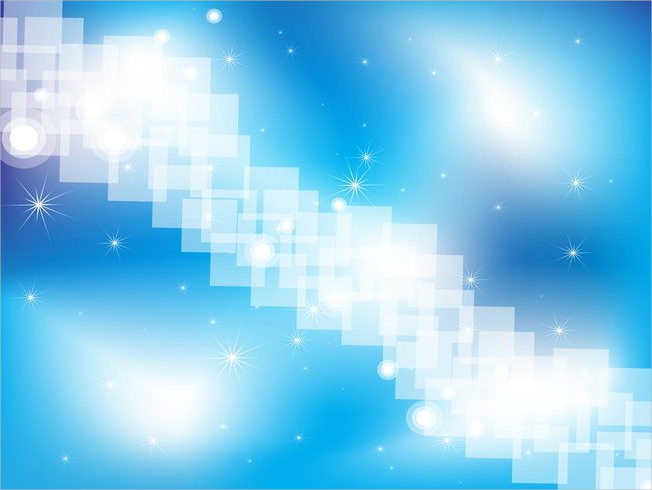 Blue & White Sparkling Vector Background