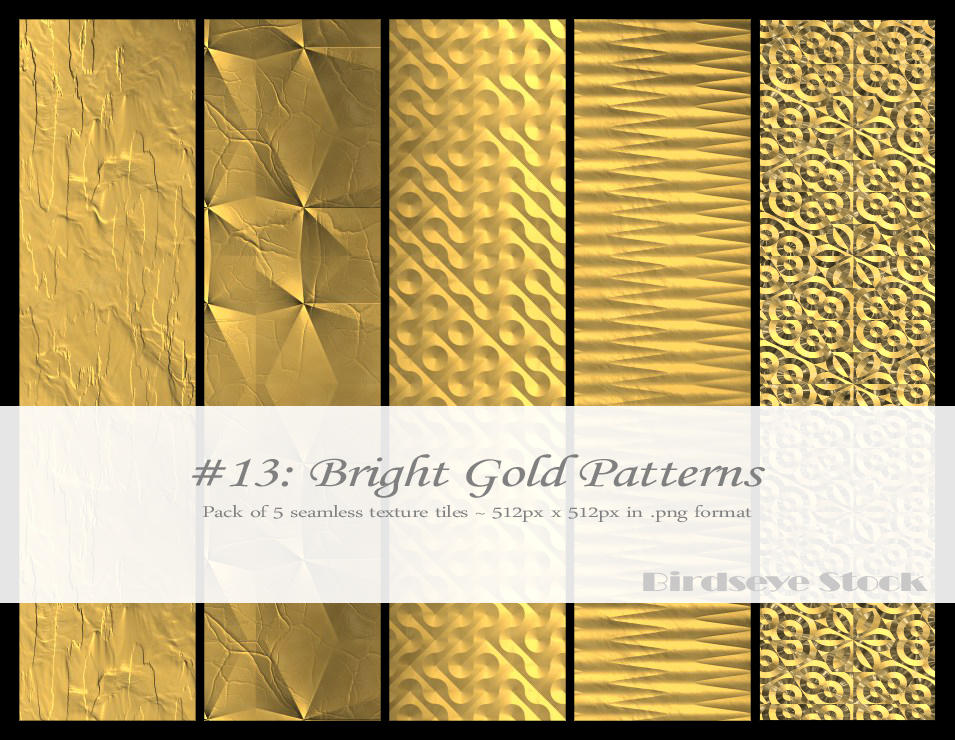 Bright Gold Patterns