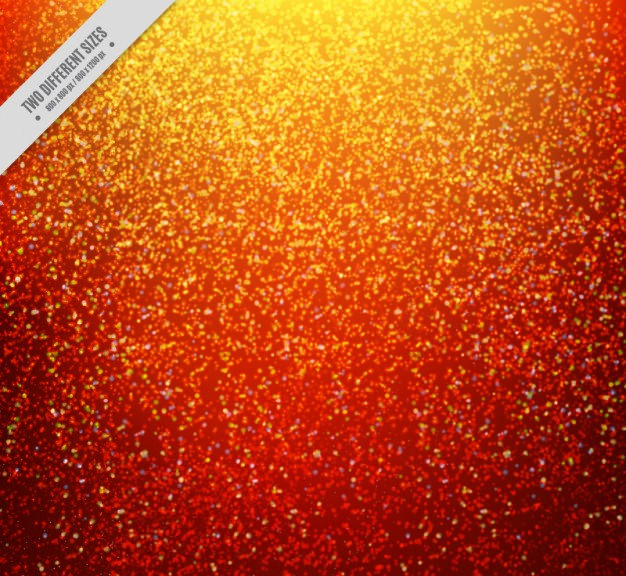 Bright Orange Blurred Glitter Background