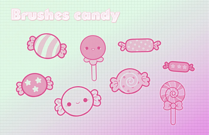 Candy Photoshop Brushes