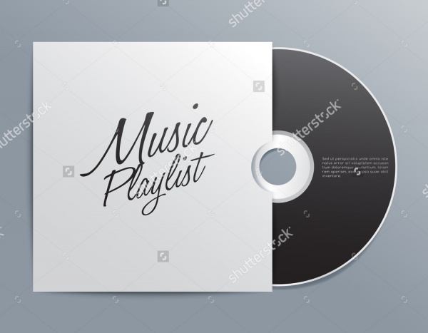 Cd With Cover Illustration