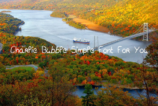 Charlie Bubble Simple Font For You