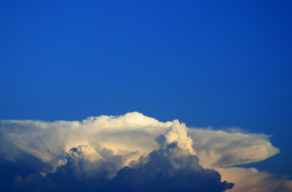 Clouds Under Blue Sky Background For Free