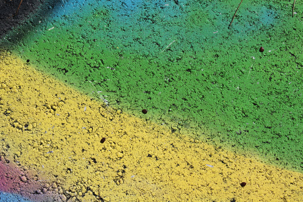 Colored Asphalt Spray Painted Texture