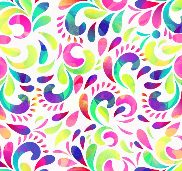 Colorful Swirl Pattern Free Vector