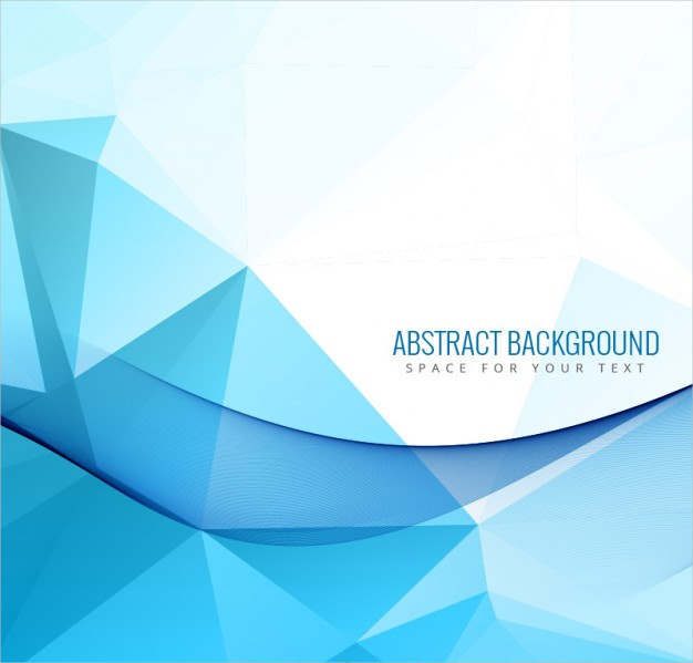 Cool Blue Background with Polygons