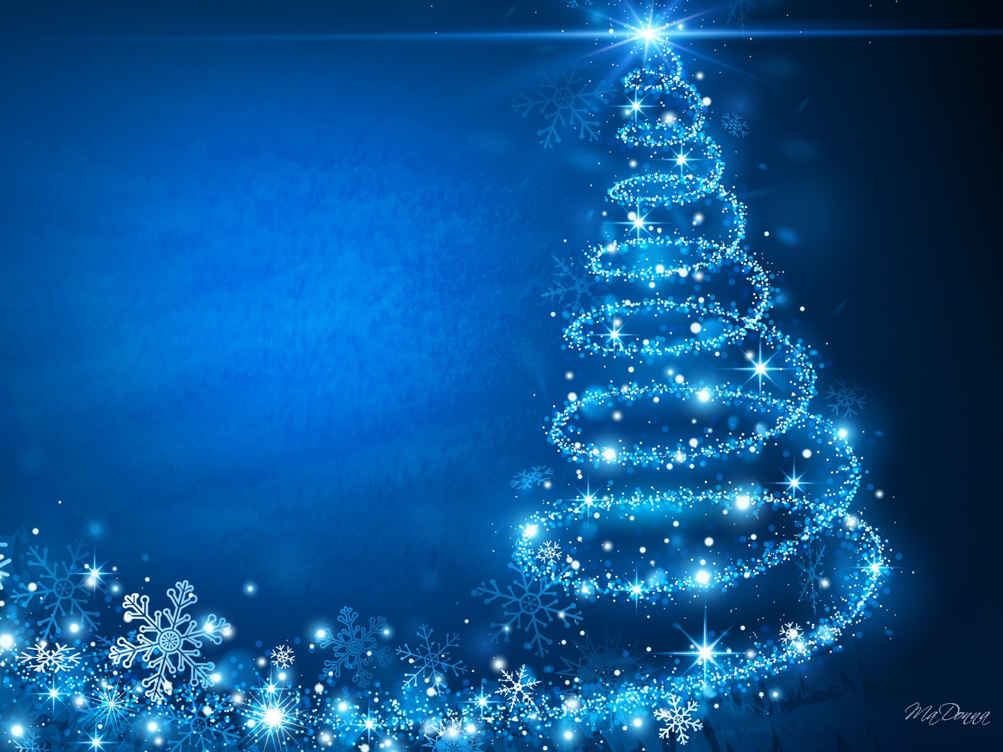 Cool Blue Christmas Background Download