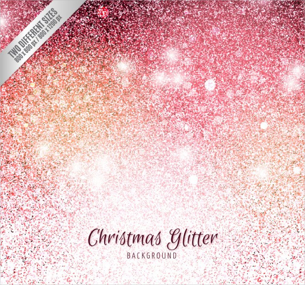 Cool Christmas Background in Glitter Style