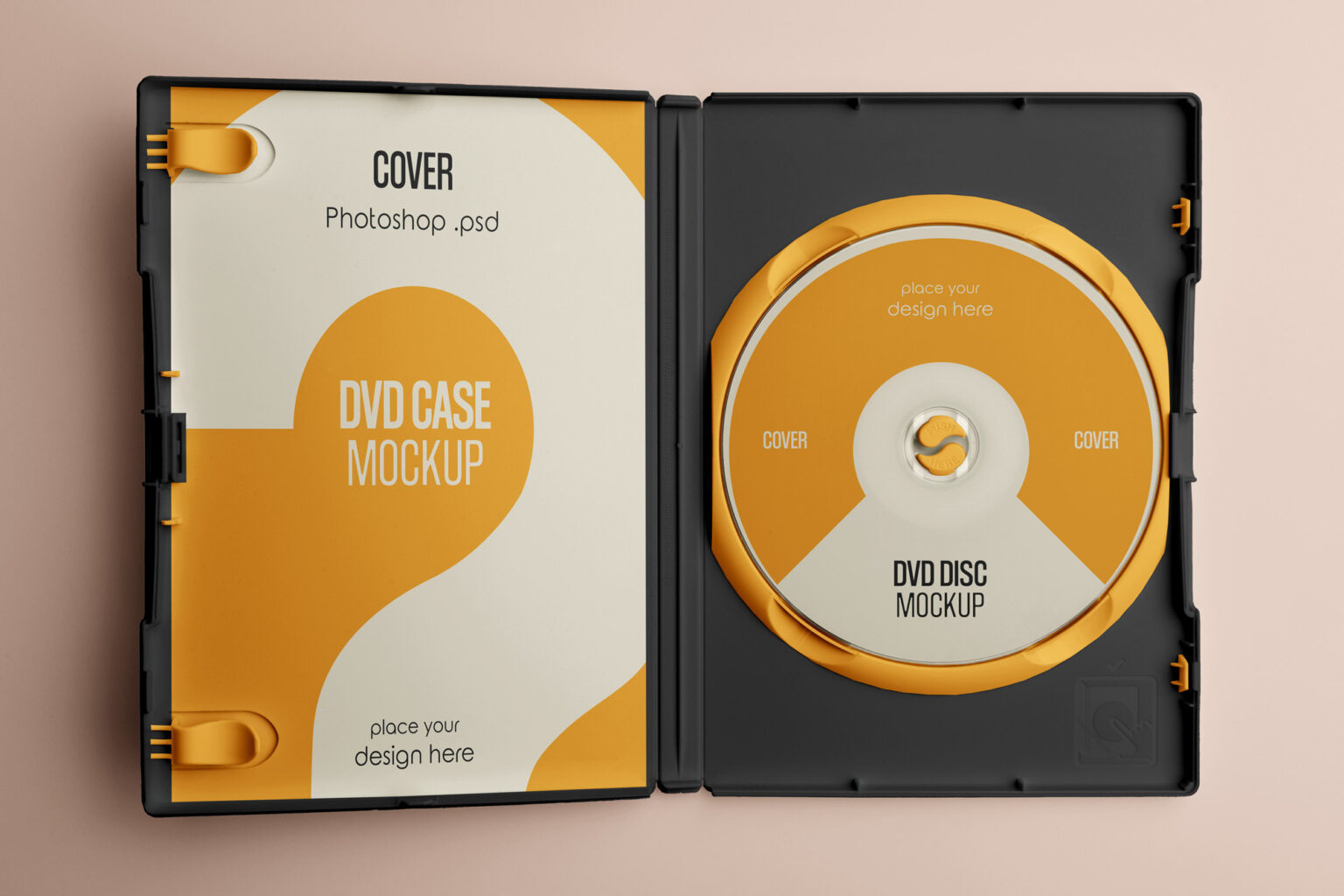 DVD Case Mockup PSD