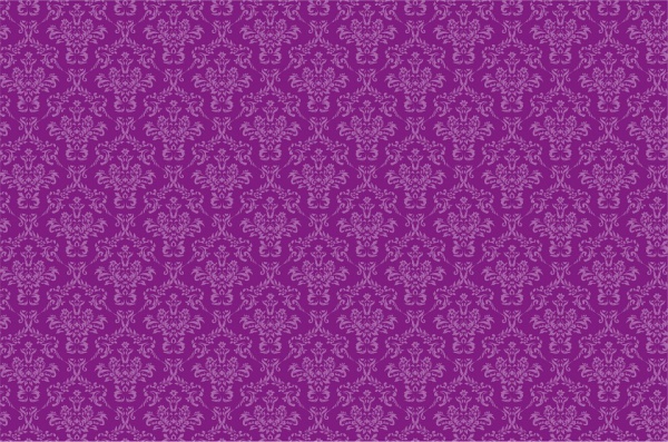 Damask Purple Background